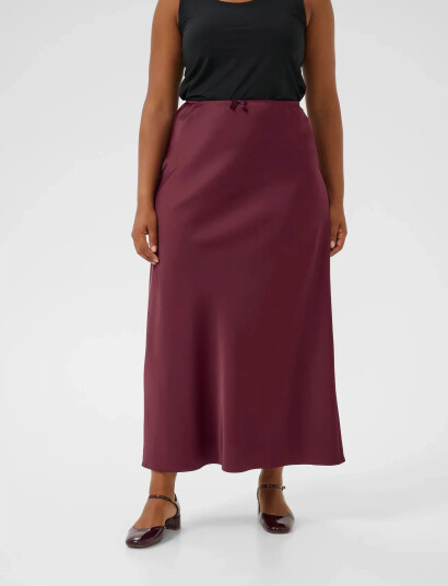Kaffe Curve Kchilla Skirt - Red - 50 Kaffe Curve Kchilla Skirt - Red - 50