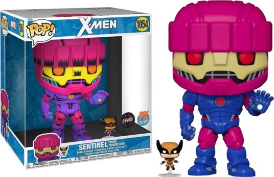 Funko XMen Sentinel with Wolverine Jumbo 10Inch Pop! Vinyl PX 1054
