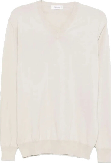 Kangra Herre Strikkevarer Beige L,