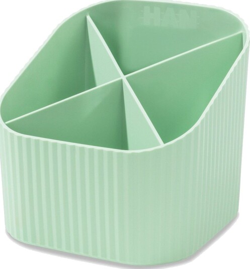 Han X Loop Pennholder   Pastellgrønn Plast   4 Rom   11,1 X 11,1 X 10,5 Cm 17238 805D