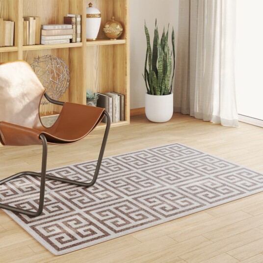Teppe kort flerfarget 120x180 cm sklisikkert 8721102649462
