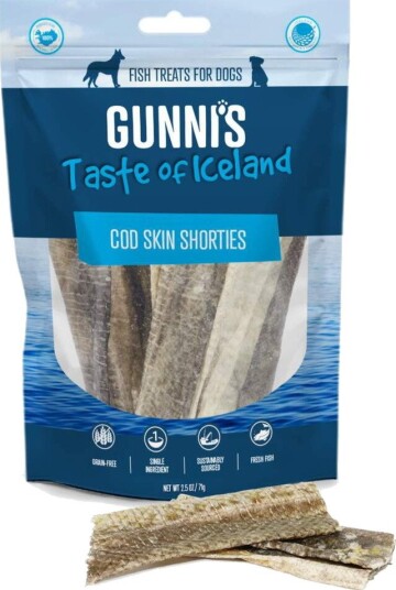 GunniS Gunni s Cod Skin Shorties Tygg av Torsk 70 g