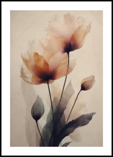 Delicate Bloom Dance Plakat / 30x40
