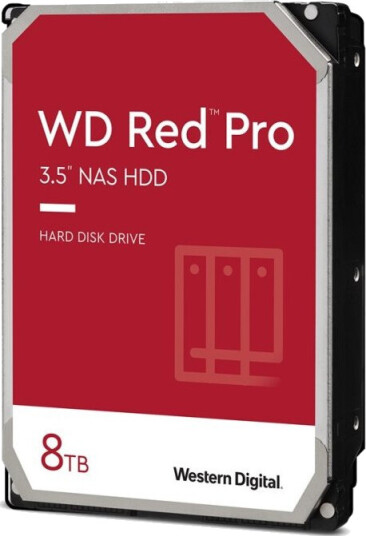 Western Digital Red Pro 8TB 3,5" Harddisk SATA 7200 RPM med 256 MB Buffer