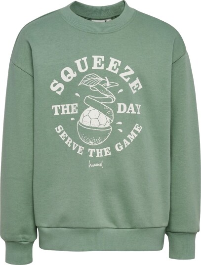 Hummel Collegegenser hmlJR Grafikk Green Bay Hummel 9 10 år (134 140) Collegegenser Armygrønn Grønn