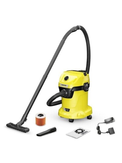 Krcher Stvsuger CORDLESS WET AND DRY VACUUM CLEANER WD 3-18 BATTERY SET V-17/20 Krcher Stvsuger CORDLESS WET AND DRY VACUUM CLEANER WD 3-18 BATTERY SET V-17/20
