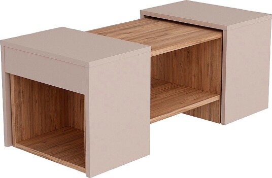 Hanah Home Salongbordsett Sartos Brun Hanah Home Salongbordsett Sartos Brun