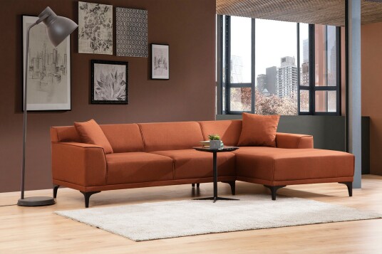 Mississauga Divansofa 3 seters Oransje