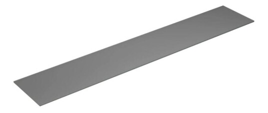 Dansani Calidris Form Topplate B40-232xh1xd40cm Lys grå Matt / 220cm