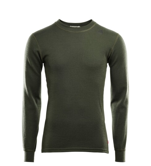 Aclima WarmWool Crewneck M's Olive Night XXL