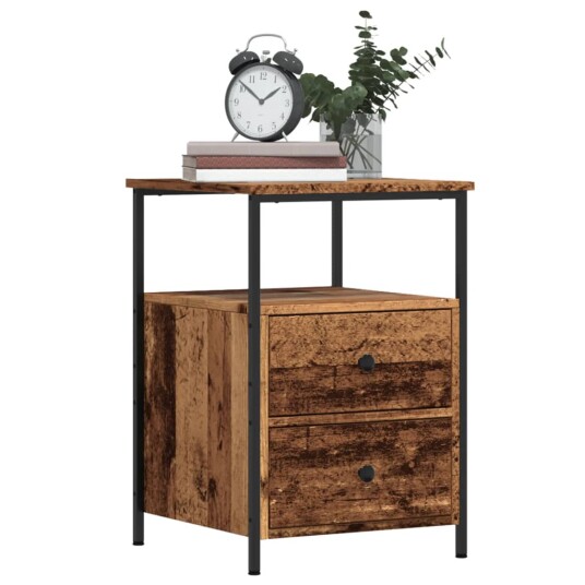  Nattbord gammelt tre 34x35,5x50 cm konstruert tre 8721158444998