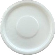 Låg Rundt Xps Hvid Ip 1771 Til Termoskåle Ø130 Mm,12 Ps X 50 Stk/Krt