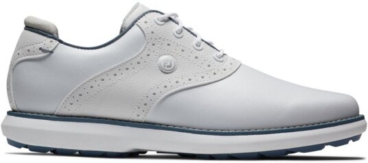 Footjoy Traditions Spikeless Golfsko Dame Hvit/blå/grå 38.5