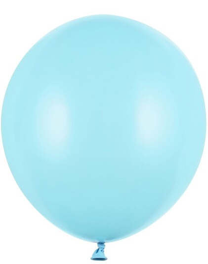 25 stk 43 cm Kjempestore Pastell Lys Blå Ballonger