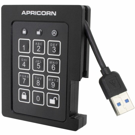 Apricorn Padlock 1tb Ssd Usb Type-a Sort