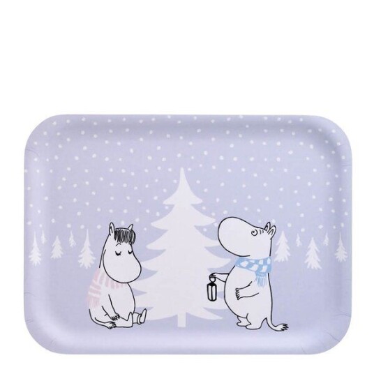 Muurla   Mummi brett 20x27 cm Snøfall lilla