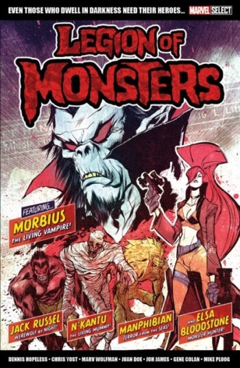 Marvel Select: Legion Of Monsters Av Dennis Hopeless, Chris Yost, Marv Wolfman