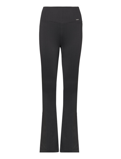 aim´n Ribbed Seamless Flare Tights   Grey   S