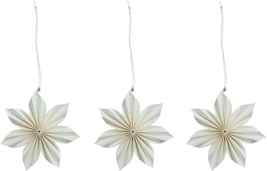 Watt&Veke Watt& Veke Aurora Julepynt 3-Pack Hvit Watt&Veke Watt& Veke Aurora Julepynt 3-Pack Hvit