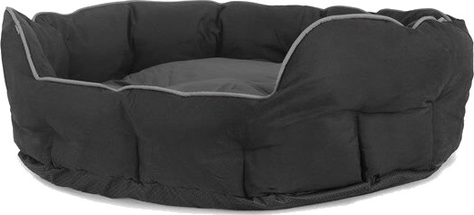 Dogman Bed Buddy Oval Black L 70X55X23Cm Dogman Bed Buddy Oval Black L 70X55X23Cm