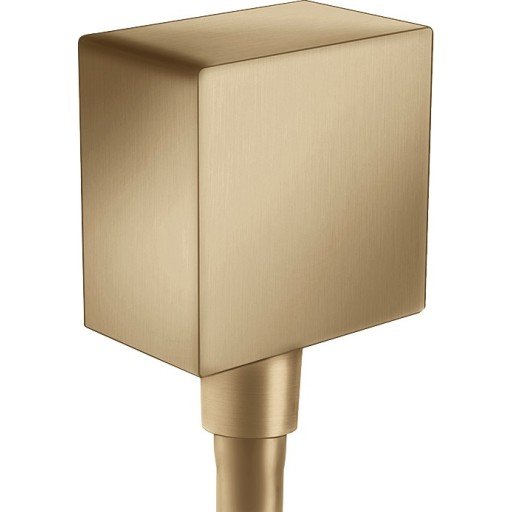 Hansgrohe FixFit Slangeuttak Square Børstet Bronse