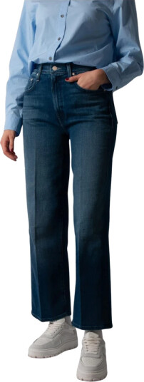Mother Dame Jeans Blå W29,