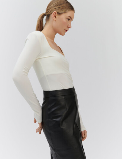 Rosemunde Long Sleeve T-Shirt - White - 44