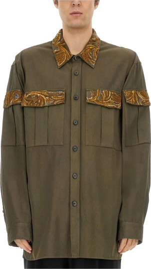 Dries Van Noten Herre Skjorter Brun XL,