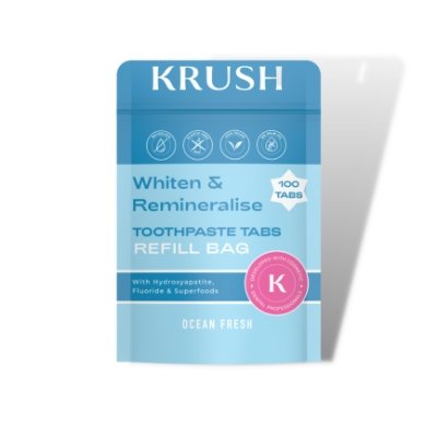 Krush tannkremtabletter whiten&remineral refill