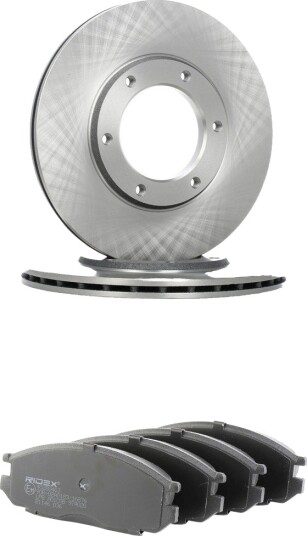 Bremseskiver og klosser RIDEX 3405B2897