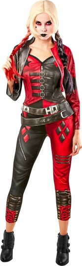 Rubies Costumes Harley Quinn Jumpsuit Kostyme Large 702703L000