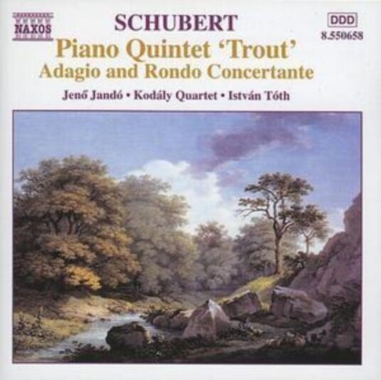 Jenö Jandó, István Tóth, Kodáy Quartet, Kodáy Qt, Franz Schubert, Ibolya Tóth, János Bohus Schubert: Chamber Works CD Jenö Jandó, István Tóth, Kodáy Quartet, Kodáy Qt, Franz Schubert, Ibolya Tóth, János Bohus Schubert: Chamber Works CD