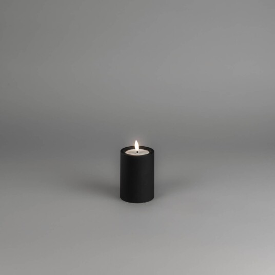 Konstsmide Blockljus svart 10cm Konstsmide Blockljus svart 10cm
