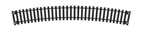 Hornby Singel Sving 4th Radius (1 stk.) R8261 Hornby Singel Sving 4th Radius (1 stk.) R8261