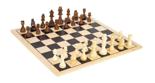 Small Foot Wooden Chess and Checkers XL