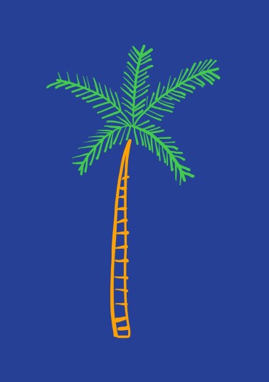 Namly Design Poster Palm Tree Illustration POSTERARY0FF Namly Design Poster Palm Tree Illustration POSTERARY0FF