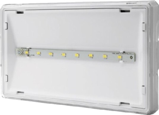 Awex Nødarmatur Exit Led 1W 130Lm 1H Tofunksjon At Hvit + Pu31 Ete/1W/Bsa/At/Wh   Ete/1W/Bsa/At/Wh