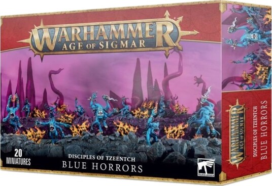 Warhammer Age of Sigmar - Disiples of Tzeentch Blue Horrors and Brimstone Horrors