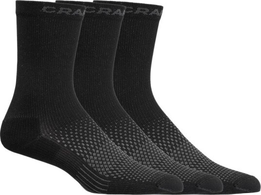 Craft Core Dry High Sock 3 Pack Black 46/48