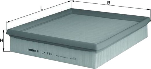 MAHLE LX 889 Luftfilter MAHLE LX 889 Luftfilter