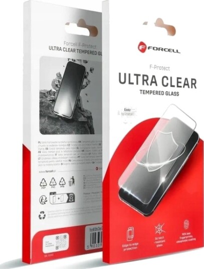 Forcell Herdet Glass Forcell Ultra Clear Glass - For Samsung Galaxy S24 Plus Svart Forcell Herdet Glass Forcell Ultra Clear Glass - For Samsung Galaxy S24 Plus Svart