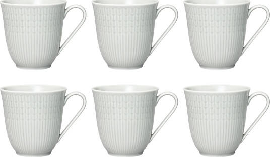 Rörstrand Swedish Grace lite kopp 6 pk Tåke grå