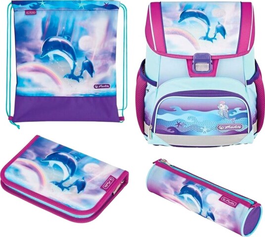 Herlitz Loop Plus Skolesekk Sett 16 Liter Ocean In Heaven Herlitz Loop Plus Skolesekk Sett 16 Liter Ocean In Heaven