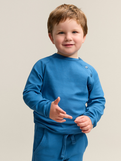 Gullkorn Villvette Longsleeve Blå 140