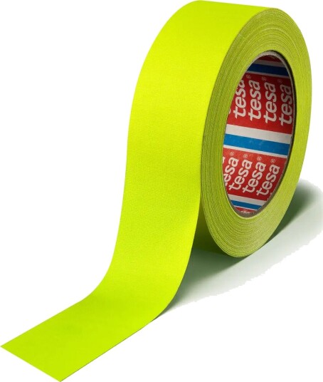 Tesa 4671 Highlight Gaffa 25mm X 25m Fluoriserende Gul