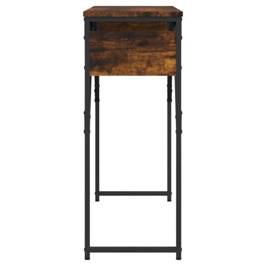 Konsollbord røkt eik 105x30x75 cm konstruert tre 8721012195769