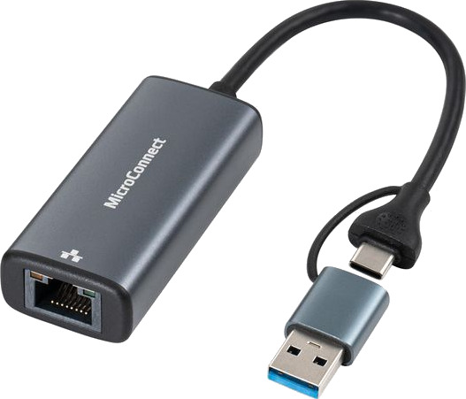MicroConnect USB-C / A to RJ45 2,5G