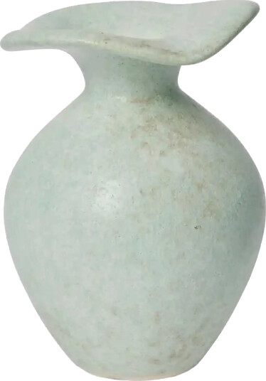Broste Copenhagen Florentina Vase Xs Green H 14CM