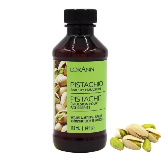 Lorann Smakstilsetning Emulsjon Pistasj 118ml 