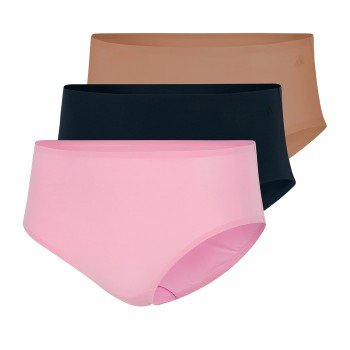 adidas Truser 3P Sport Active Light Flex Hipsters Svart/Rosa Small Dame